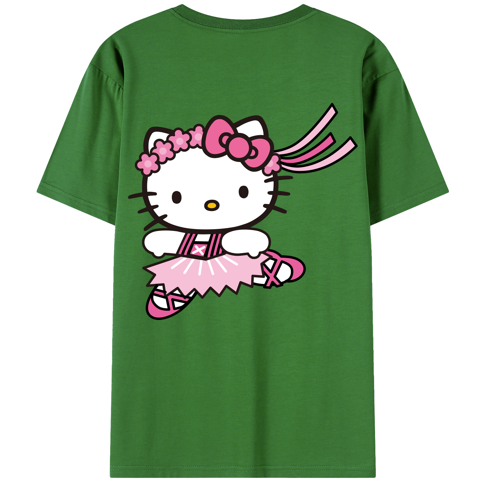 （画像用） Hello Kitty ハローキティ レディース半袖Tシャツ(バックプリント)